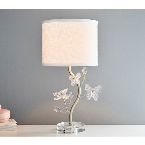 Monique Lhuillier Crystal Butterfly Table Lamp (20")