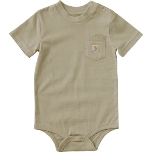 Carhartt Kid's CA5027 Short-Sleeve Pocket Bodysuit - Unisex