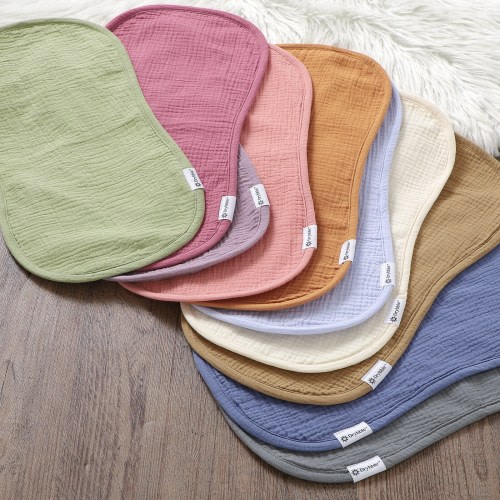 Organic Waterproof Baby Burp Cloth | Layered Burp Rug | Organic Cotton Burpcloth | Baby Shower Gift | Spit Cloth | Shoulder Cloth | Burp Rag