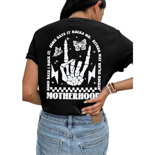 Comfort Breastfeeding Shirts for Women Zip Nursing Tops Causal Distressed Acid Washed Maternity Tees