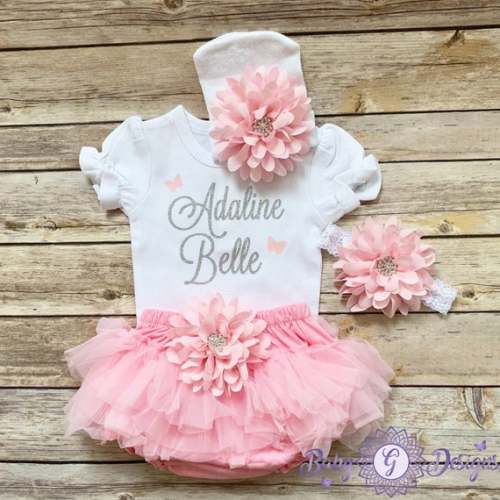 Baby Girl Coming Home Outfit Personalized Gift Baby Girl - Etsy