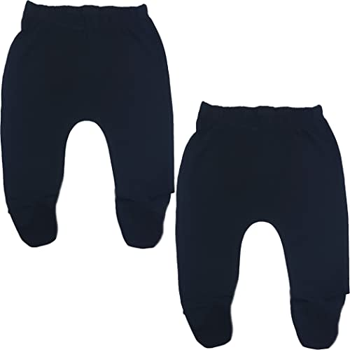 123 Bear Baby Soft Cotton Spandex Pants with Feet