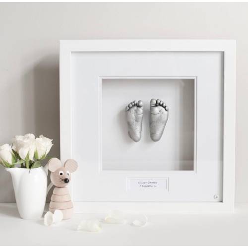 3D Baby Hands and Feet Mould Casting Kit WITH FRAME - Baby Shower Gift, Nursery Decor, Handmande Baby Keepsake. Newborn to 9 months