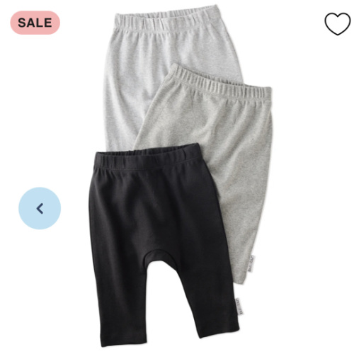 Newborn HARLOWE 3-Pack Harem Baby Pants