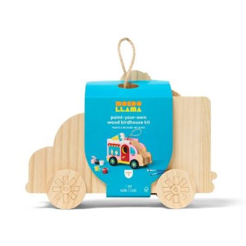 Summer Craft Ice Cream Truck Birdhouse Painting Activity Kit - Mondo Llama™
