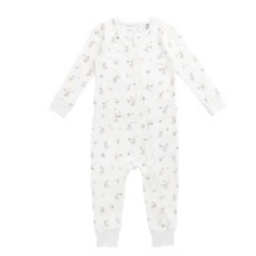 Organic Cotton Jude Onepiece - Lapin Jardin Crisp – Jamie Kay USA