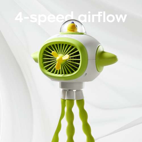 Portable Baby Fan – Quiet Clip‑On & 360° Flexible Cooling – Bc Babycare