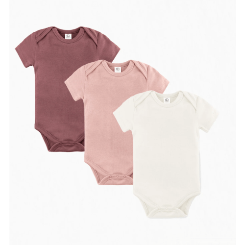 Baby Classics 3-Pack Short Sleeve Bodysuit Bundle
