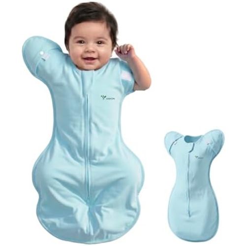 SAIMON Baby Swaddle Sleep Sack,Swaddles for Newborns,With 2-Way Zipper