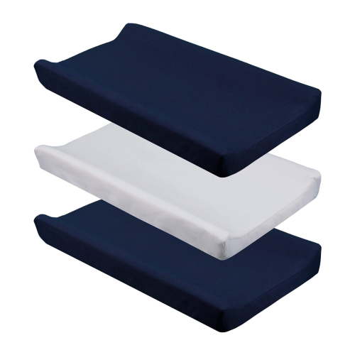 3Pcs Cotton Changing Pad Cover Breathable Cover Cotton Changing Pad Sheets Stretchy Diaper Change Table Sheets 32x16in