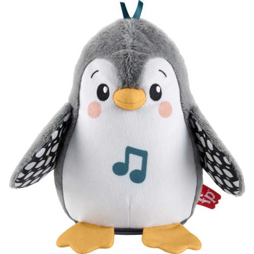 Fisher-Price Baby Explore Infant Sensory Gym, Plush Tummy Time Toy, Flap & Wobble Penguin, Newborn Musical Toy