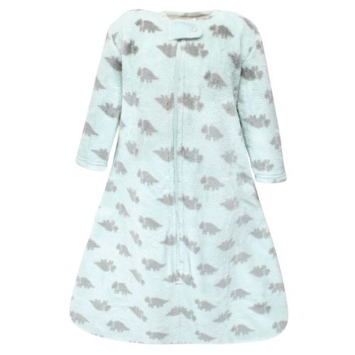 Hudson Baby Infant Boy Plush Sleeping Bag, Sack, Blanket, Long-Sleeve Triceratops