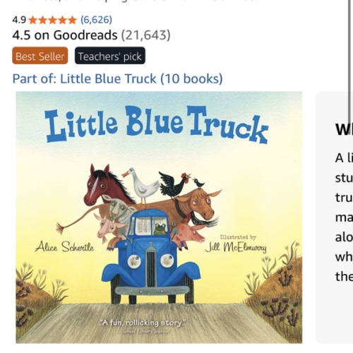 Little Blue Truck: A Lively Farm Adventure About Friendship, Kindness, and Helping Others in a Time of Need