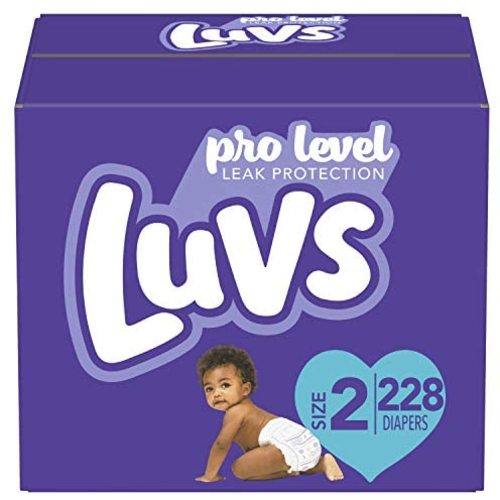 Luvs Ultra Leakguards Disposable Baby Diapers, Size 2, 228 Count, (Packaging may vary)