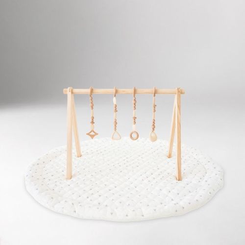 Poppyseed Play Wooden Baby Gym Set