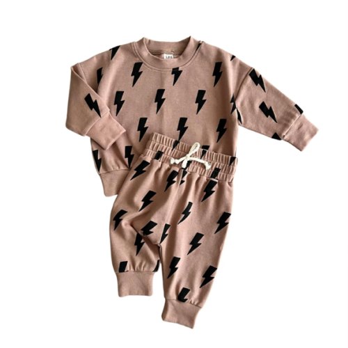 Jogger Set | Mocha Bolts