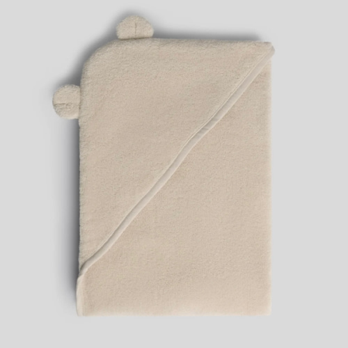 Organic Hooded Baby Towel with Ears (Natural) – Parachute Home