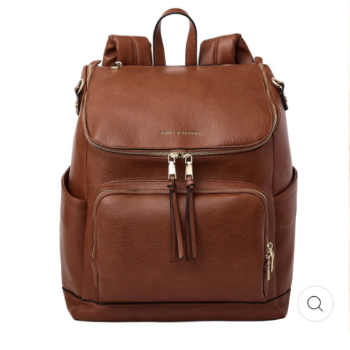 Lullaby Diaper Backpack Chestnut | Poppy and Peonies – www.poppyandpeonies-us.com