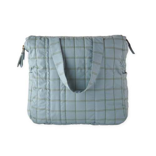 Printed Convertible Diaper Bag - Windowpane – Pehr