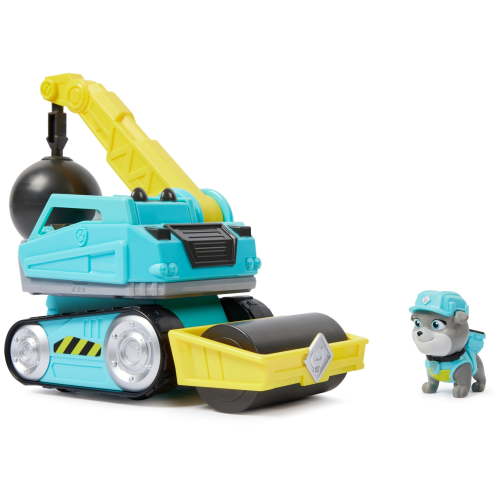 Paw Patrol Rubble Crew Construction Vehicle with Wrecking Ball and Working Wheels