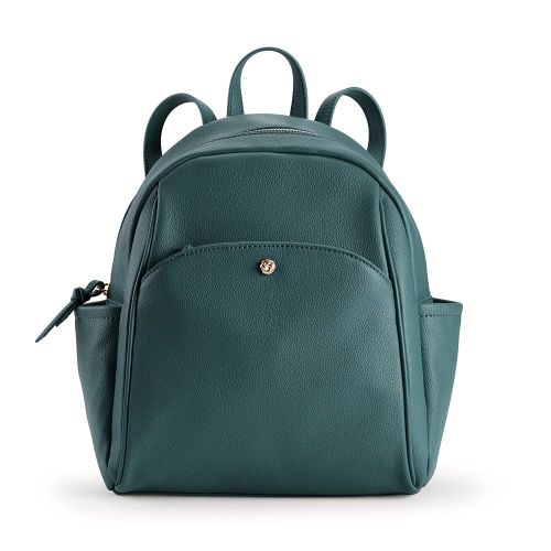 LC Lauren Conrad Elene Functional Backpack Brown Gingham