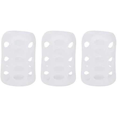 Garosa 3Pcs Silicone Sleeve Glass Milk Bottle Sleeve Silicone Wide Caliber Silicone Thermal Insulation Milk Bottle Cover Baby Supplies