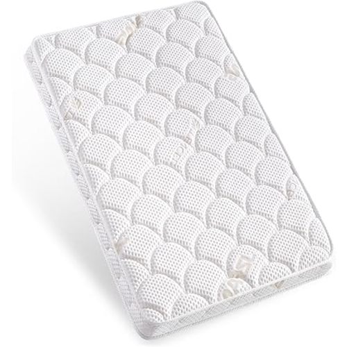 Pack and Play Mattress Topper, 38" x 26" x 1.5", Soft & Firm Premium Foam