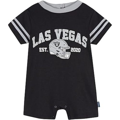 Gerber NFL unisex-baby Nfl Team Short Sleeve Romper