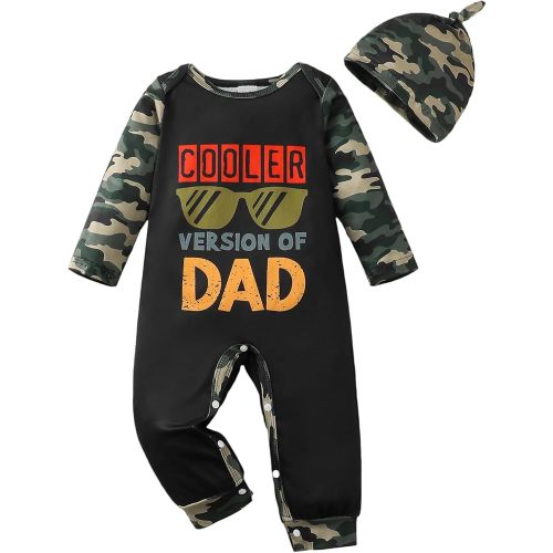 NZRVAWS Baby Boy Clothes Preemie Infant Boy Bear Outfits Jumpsuit Bodysuit Letter Print Romper