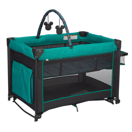 Disney Classic Mickey Mouse 2-in-1 Play Yard with Rocking Bassinet | Wayfair
