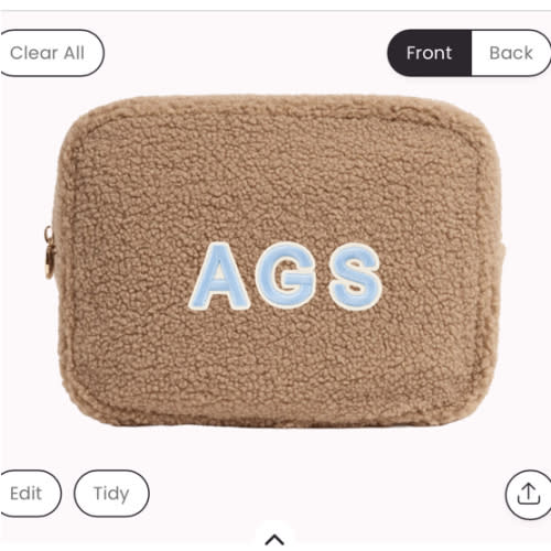 Customize Cozy Large Pouch $145