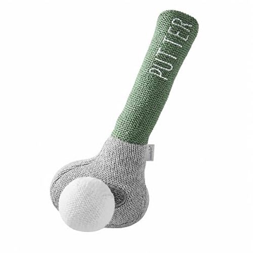 Mud Pie Baby Golf Club Rattle, Knit Baby Golf Toy and Golf Gift