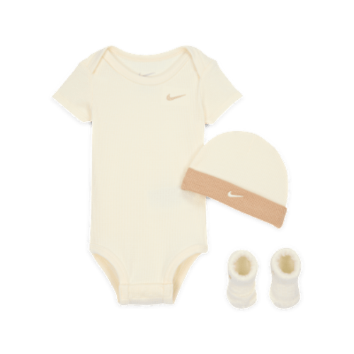 Nike Baby (6-12M) Waffle Knit Bodysuit 3-Piece Set