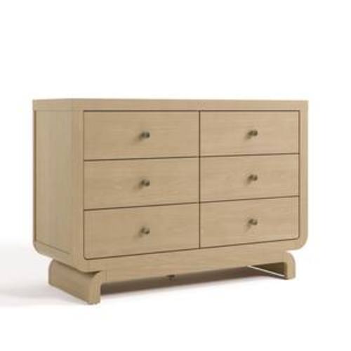 Santorini Driftwood 6 Drawer 47.8 in. Wide Dresser