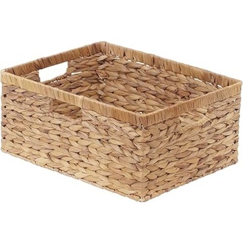 StorageWorks Extra Large Wicker Basket Diaper Caddy