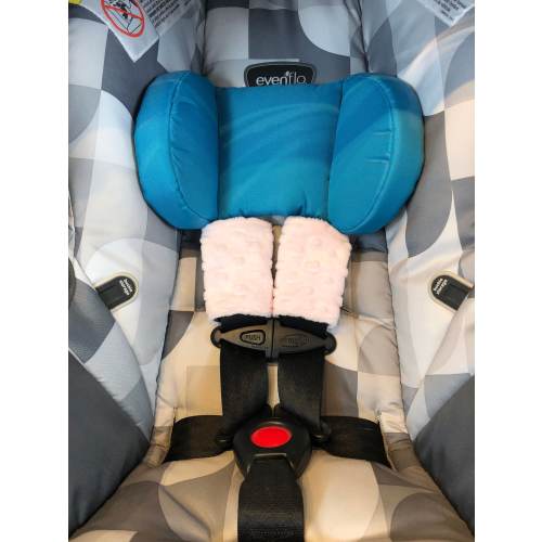 Car seat strap covers-one set