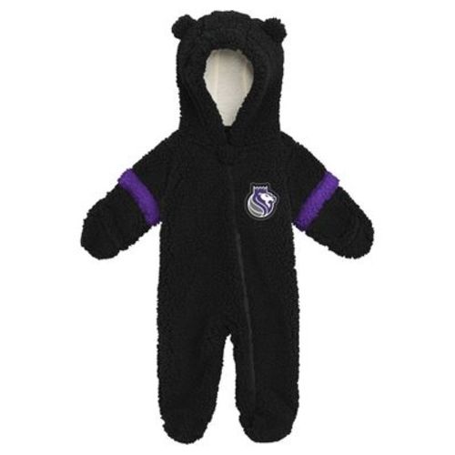 NBA Sacramento Kings Newborn Faux Fur Bodysuit - 3-6 Months