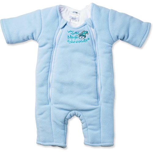Baby Merlin's Magic Sleepsuit - Swaddle Transition Product - Microfleece - 3-6 Months - Blue