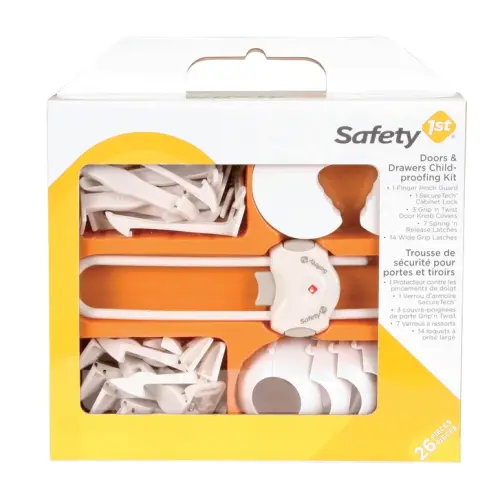 Safety 1st - Trousse de sécurité pour tiroirs et portes, 26-pièces | Costco