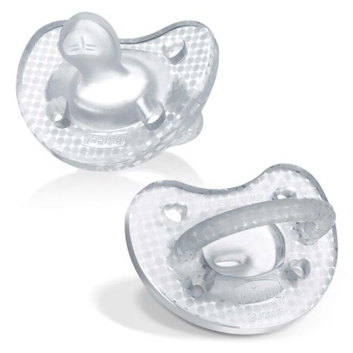 PhysioForma Luxe Orthodontic Silicone Pacifier – Crystal 0-6m (2pc)
