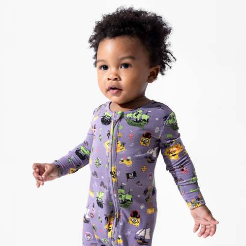 SpongeBob Flying Dutchman Bamboo Convertible Footie – Soft & Cozy - Bellabu Bear