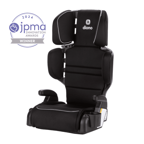 Diono Connect3 R 2-in-1 High-Back Booster, Black Storm