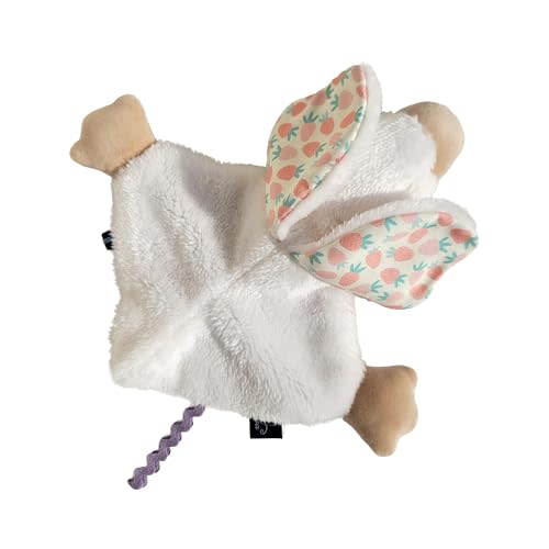 Helga The Goose Baby Lovey, Pacifier Holder Toy, 9.8”, Strawberry Siesta