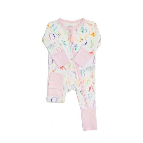 Floral ABC's Sleep Romper