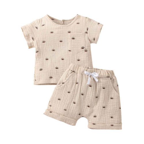 Sun Muslin Set | Cream