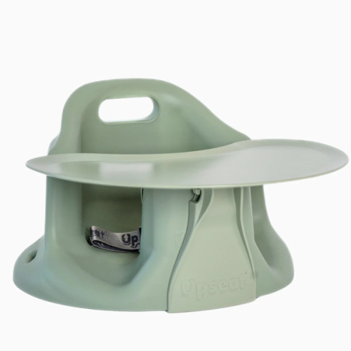 Upseat Baby Floor & Booster Seat with Tray - Sage