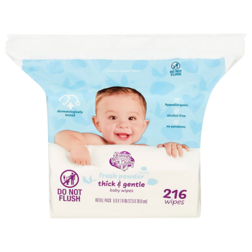 Always My Baby Thick & Gentle Fresh Powder Baby Wipes Refill