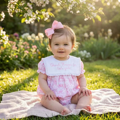 Thank Heaven For Little Girls Bubble – Little Bear Smocks