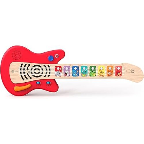 Baby Einstein Together in Tune Guitar​ Safe Wireless Wooden Musical Toddler Toy, Magic Touch Collection, Age 6 Months+