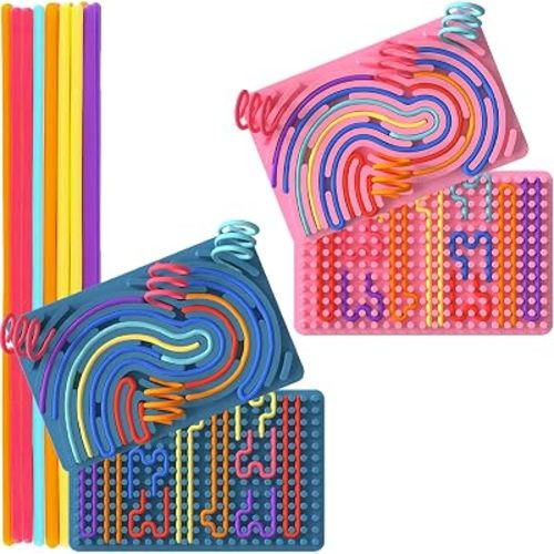Christmas Stocking Stuffer 2 Packs Sensory Fidget Toys for Kids Toddler Boys,Sensory Activity Board for Stress Anxiety Autistic ADHD, Calm Down Stress, Anxiety for Kids